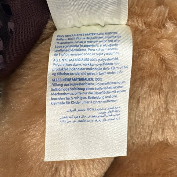 Build-A-Bear Lil Cub Brownie Teddy Bear With Purple Sequin Dress Sparkle Plush - Picture 7 of 10